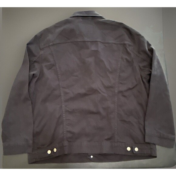 Levis Signature Trucker Jacket Mens 2XL Black Denim Button Up XXL Classic Fit - Picture 11 of 11
